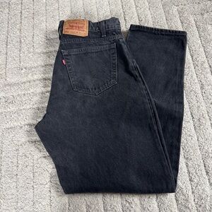 Levi's Men's Straight Jeans in Black Wash